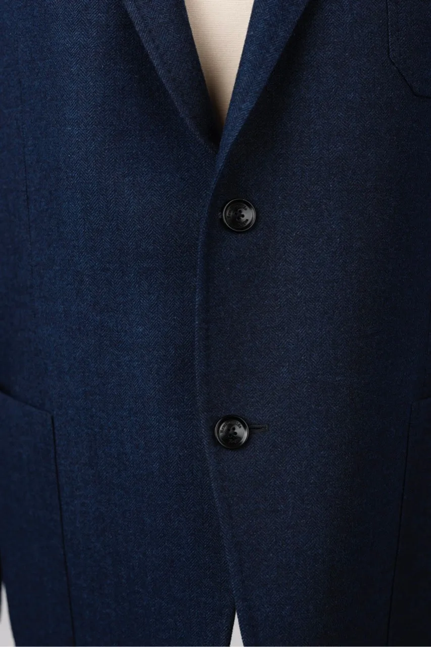 Wool-Cashmere Herringbone Sport Coat