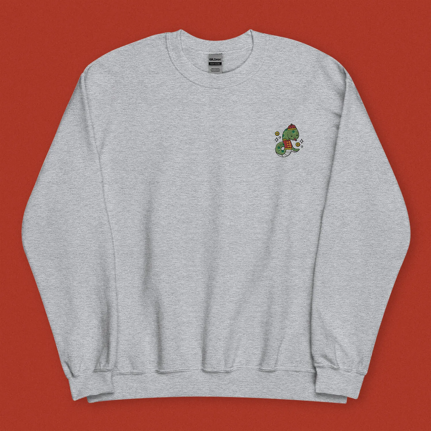 Year of the Snake Embroidered Sweatshirt